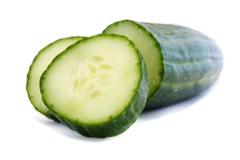 RAW EARTH cucumber seeds packet for easy outdoor planting in a home garden.