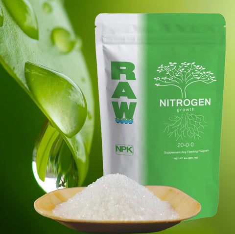 RAW Nitrogen dissolving in water demonstrates easy, consistent indoor feeding