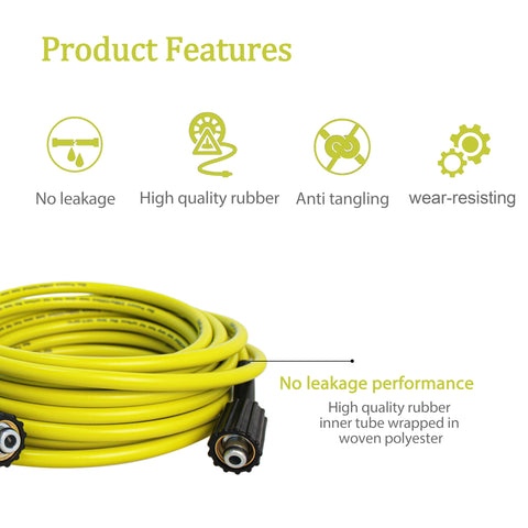 Rawolp Ryobi hose with rubber inner tube and braid for durability.