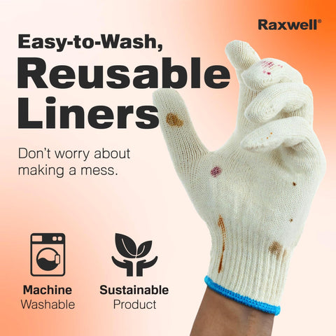 Raxwell BBQ Gloves easter-egg-dyeing scene enables precise, mess-free prep.