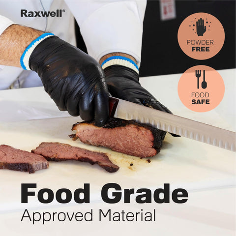 Raxwell BBQ Gloves grilling setup showcases versatile heat protection in action.