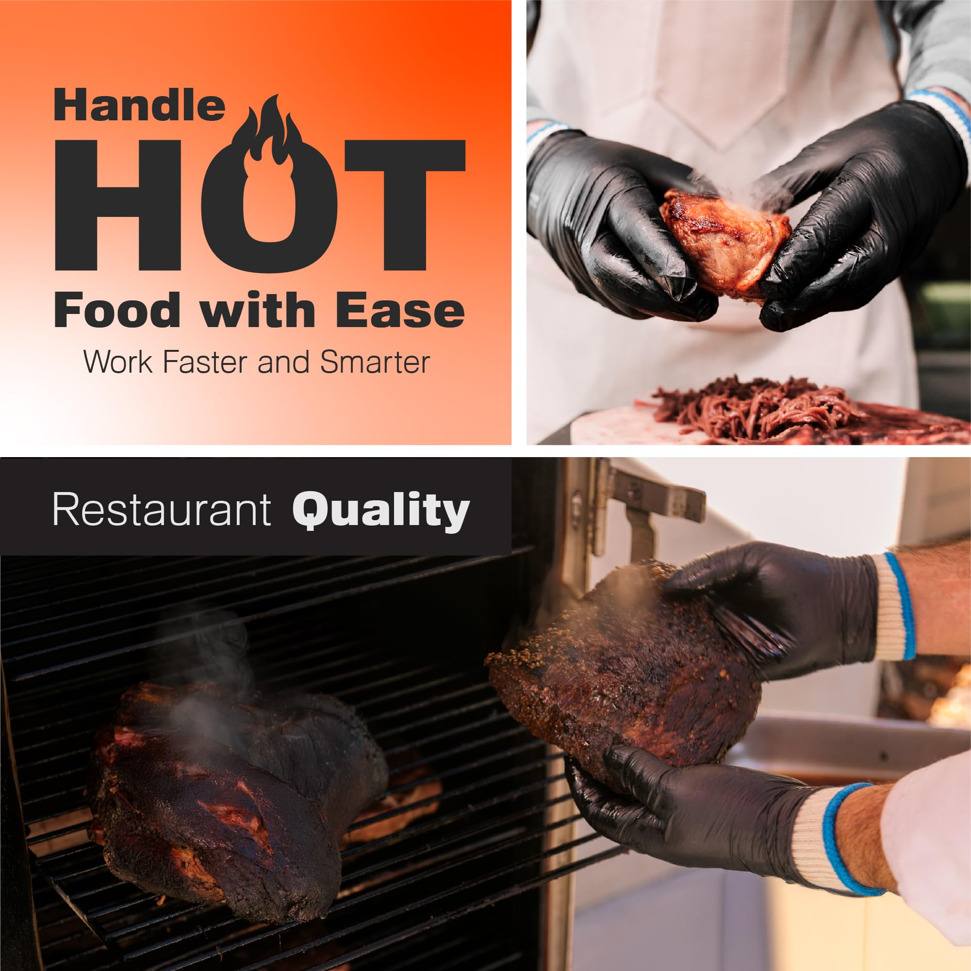 Raxwell gloves support versatile tasks from grilling to baking.