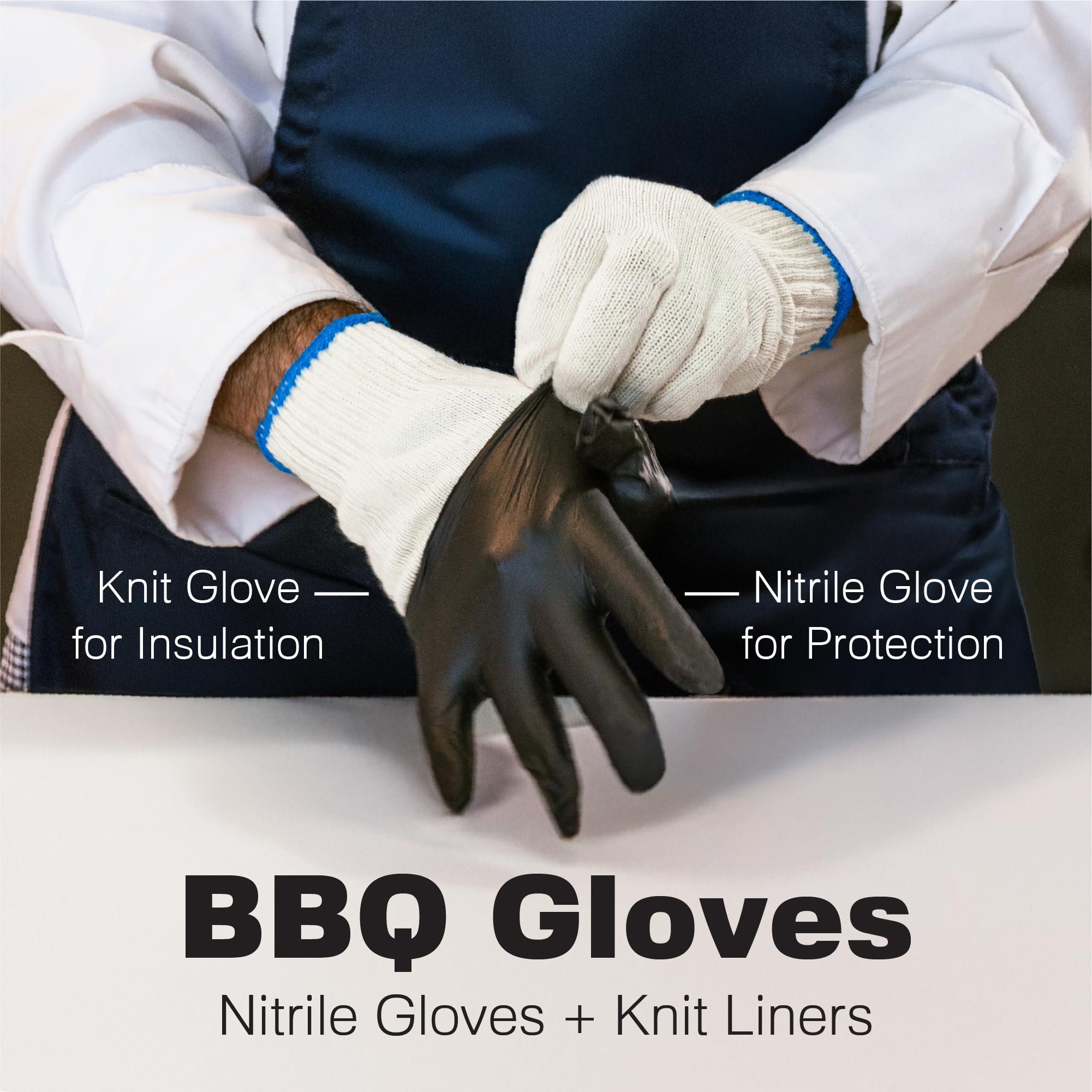 Raxwell BBQ Gloves offer a non-slip grip for handling hot pans safely.