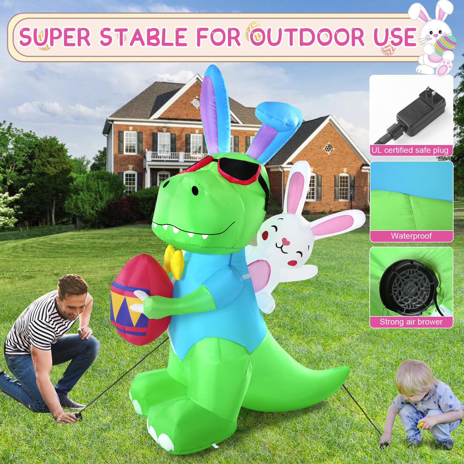 Raymall quick-inflate feature lets you set up in minutes for instant celebration
