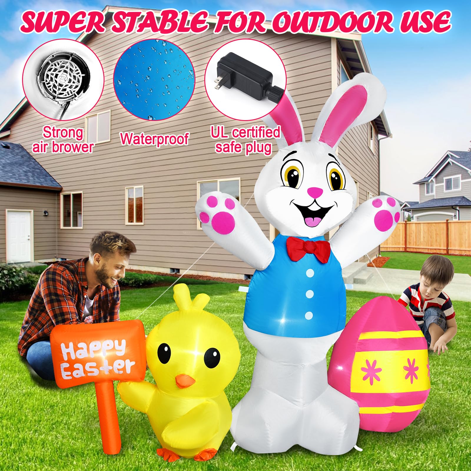 Raymall fast inflate setup for quick decorating
