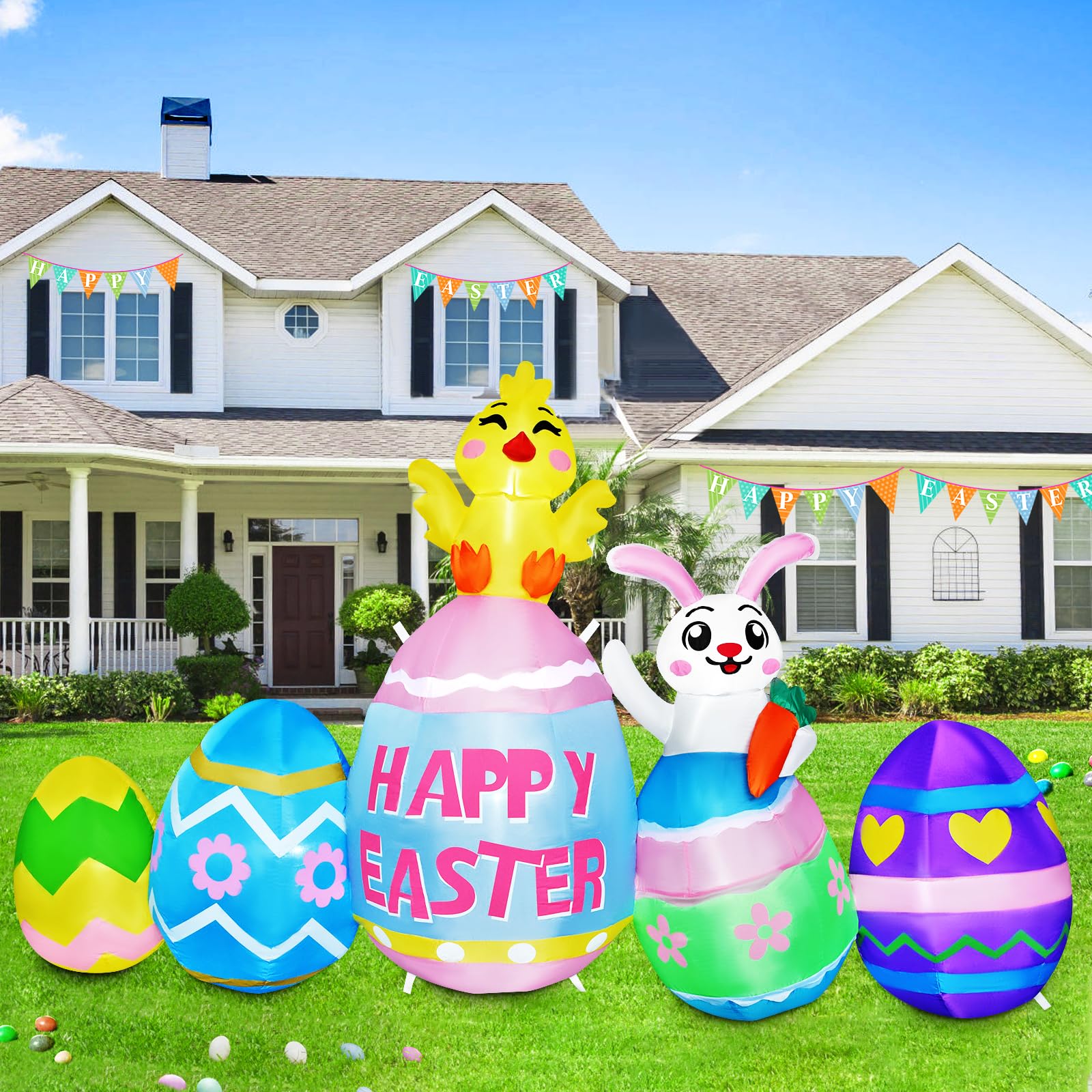 Raymall Easter inflatable suitable for indoor and outdoor decor