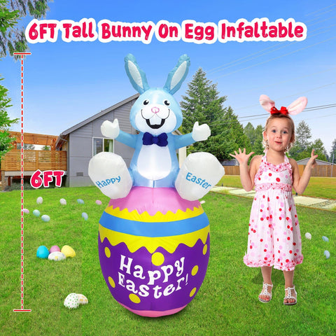 Raymall weatherproof inflatable uses durable polyester for outdoor use.
