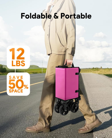Raynesys 120L capacity keeps groceries or gear organized during trips.