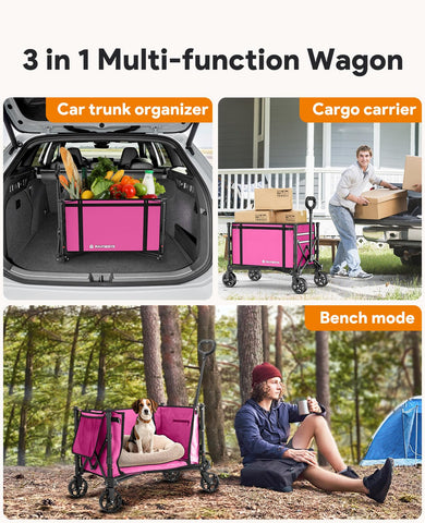 Raynesys compact folding size fits in trunk for errands.