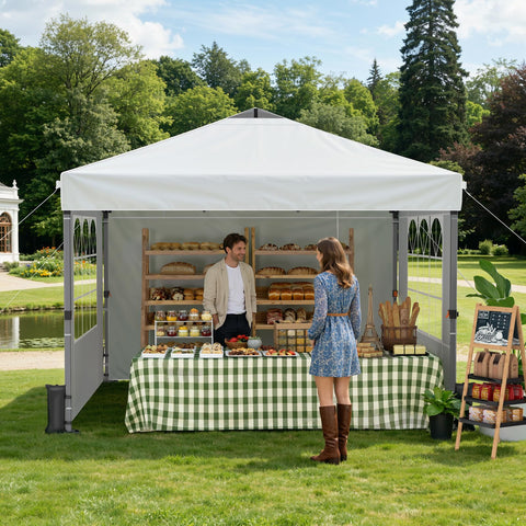 Raynesys pop up canopy ideal for parties, markets, camping and more.