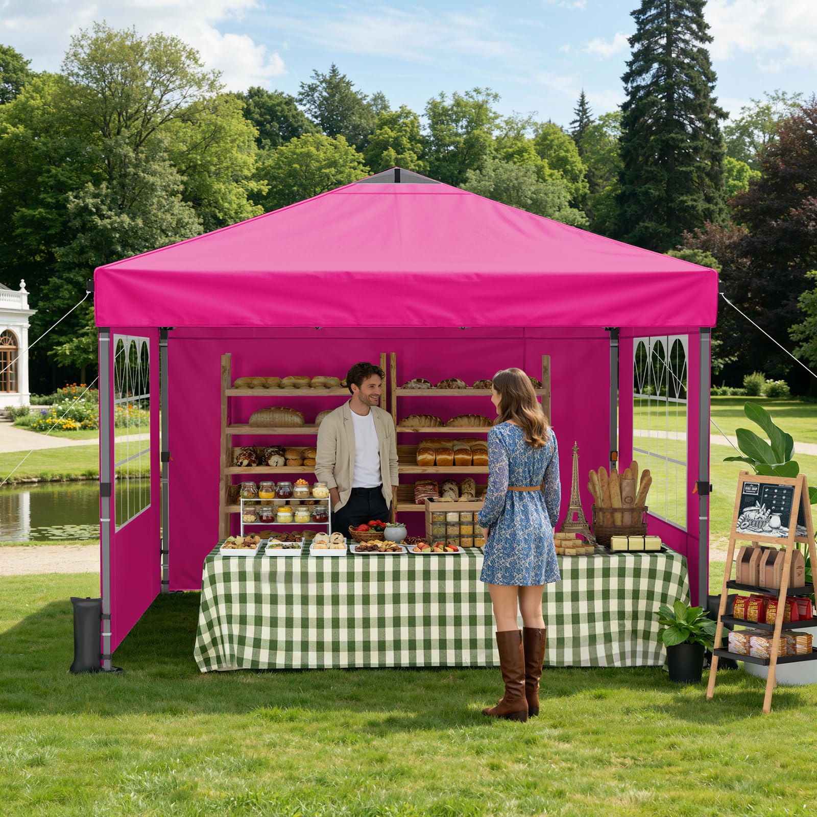 Raynesys pop up canopy ready for outdoor use at events and camping