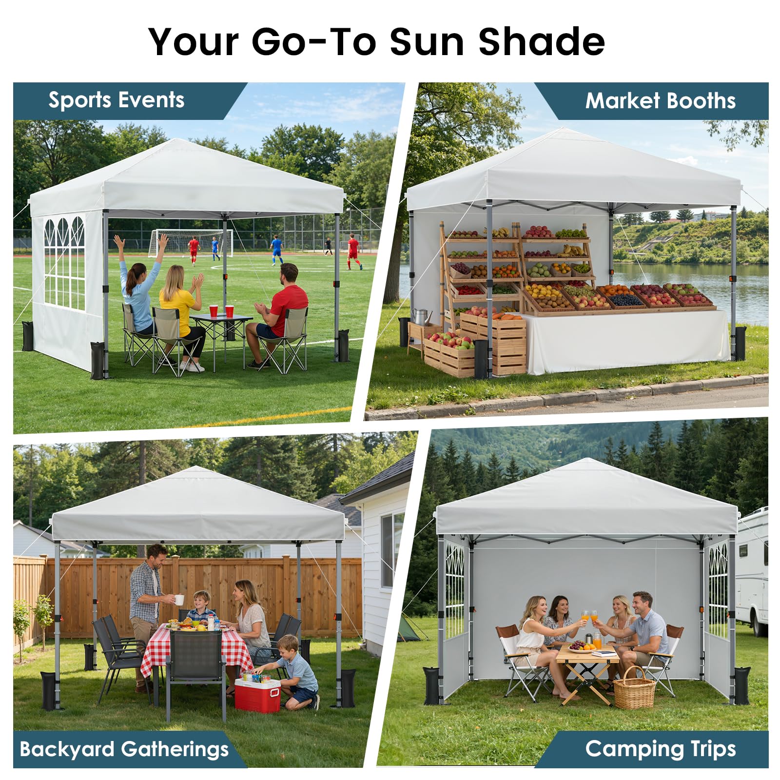 Raynesys pop up canopy stability accessories for windy days.