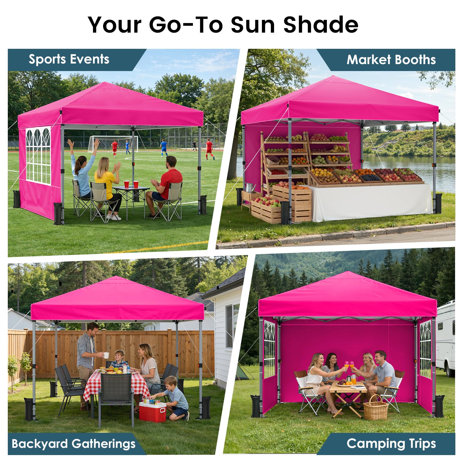 Raynesys pop up canopy stability kit improves setup in wind