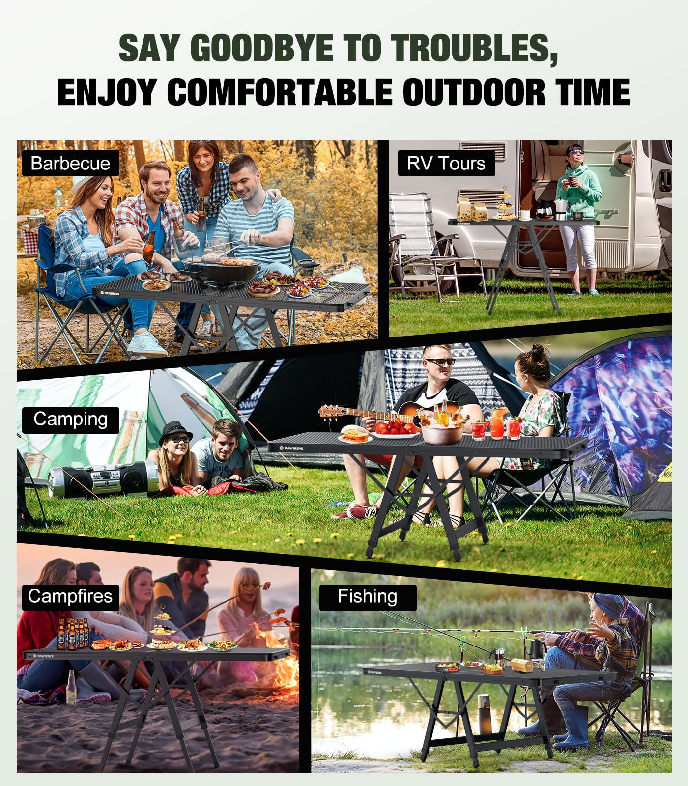 Raynesys quick setup makes outdoor meal prep smoother
