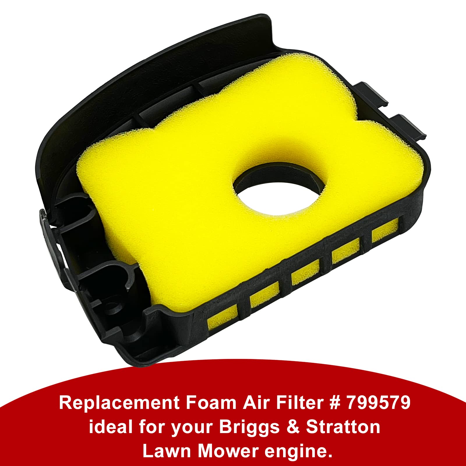 RayTour Briggs & Stratton foam air cleaner replacement for clean air intake.