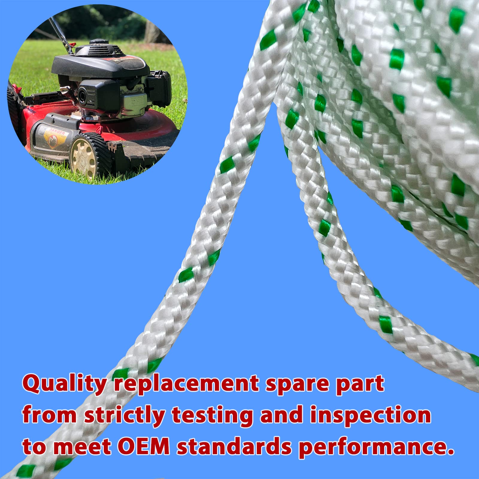RayTour OEM-grade replacement rope for gas-powered tools.