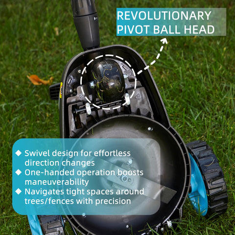 RB 40V battery and charger included for cordless mowing.