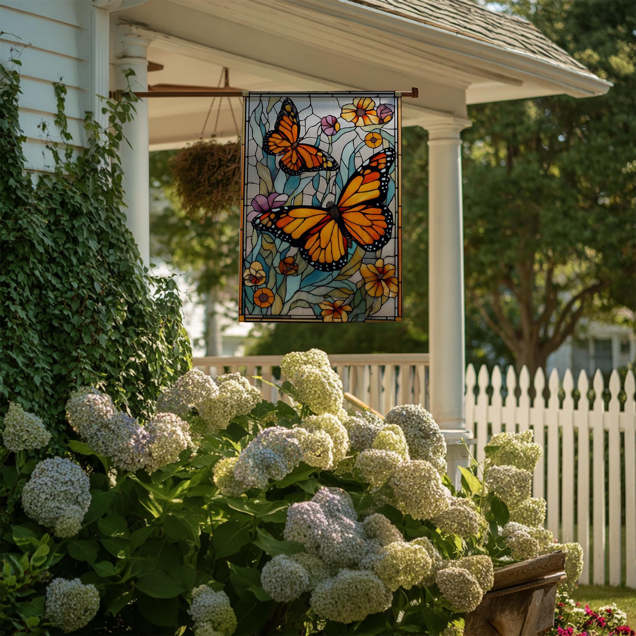 RBAFAO outdoor flag is weather-resistant for lasting color.