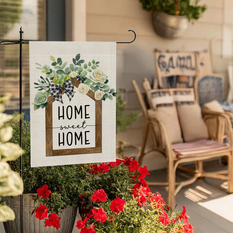 RBAFAO Garden Flag with double-sided printing ensures text readable from both sides.