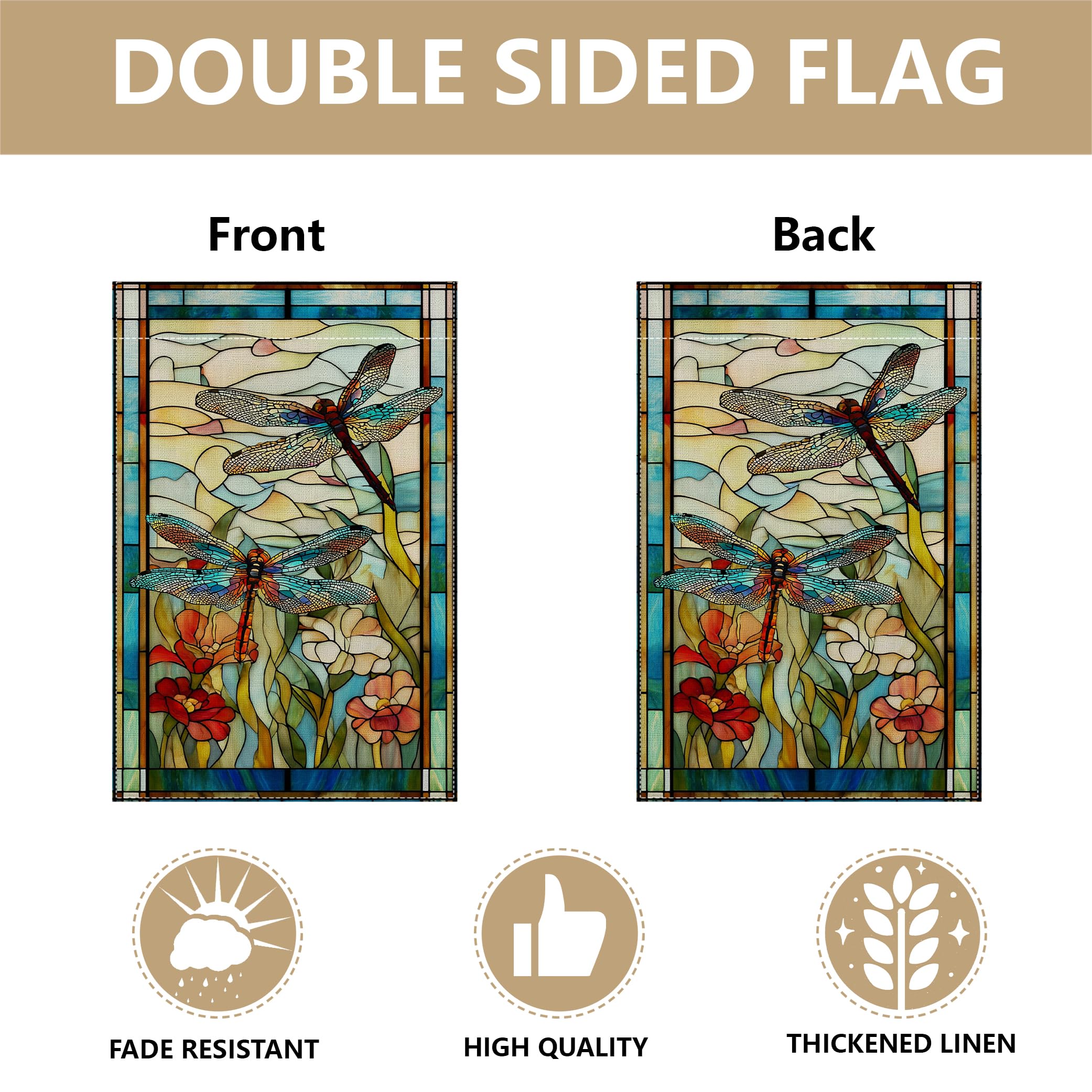 RBAFAO flag sleeve design fits standard flag poles securely.