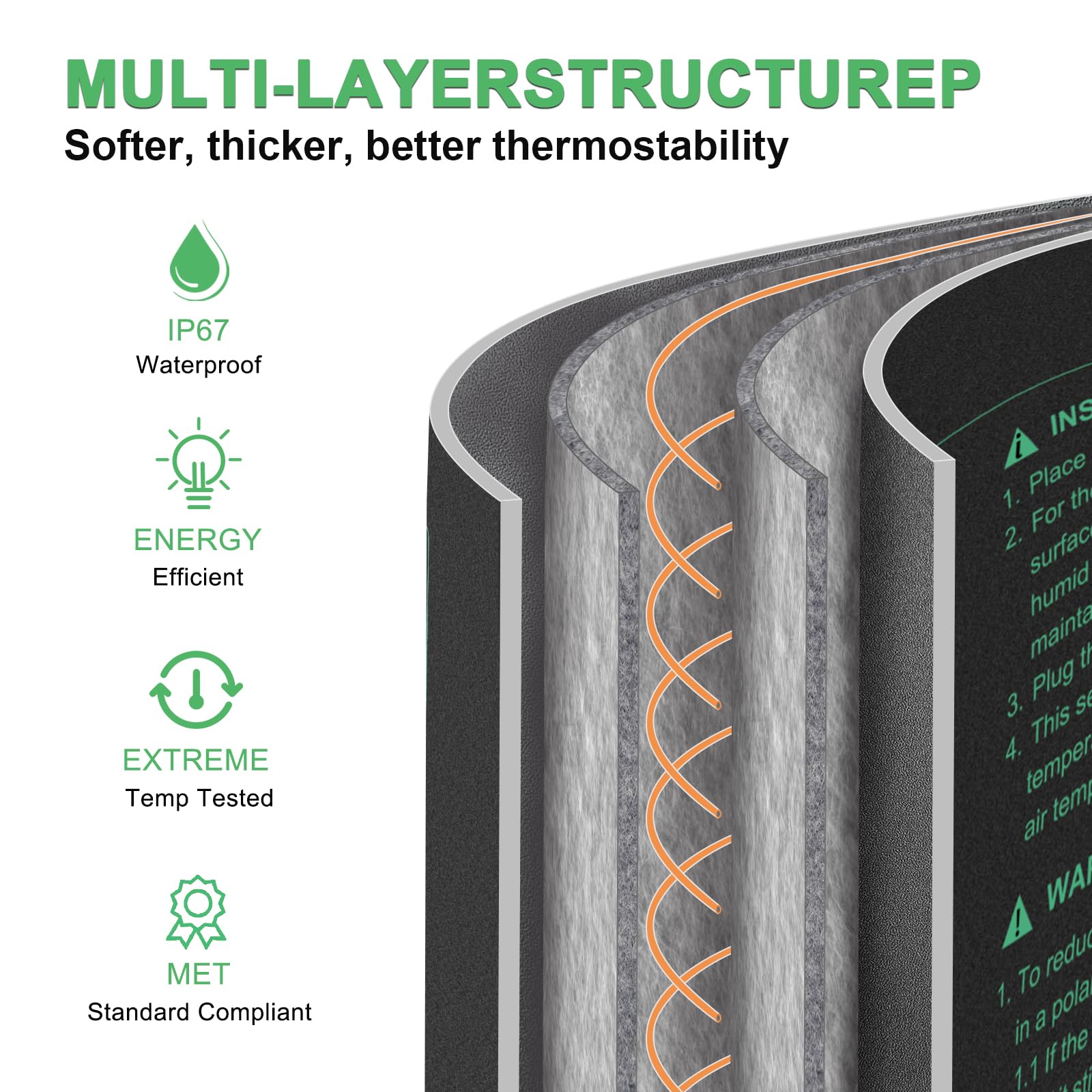 RC SLL uniform heating at 20-30°C for steady seed germination