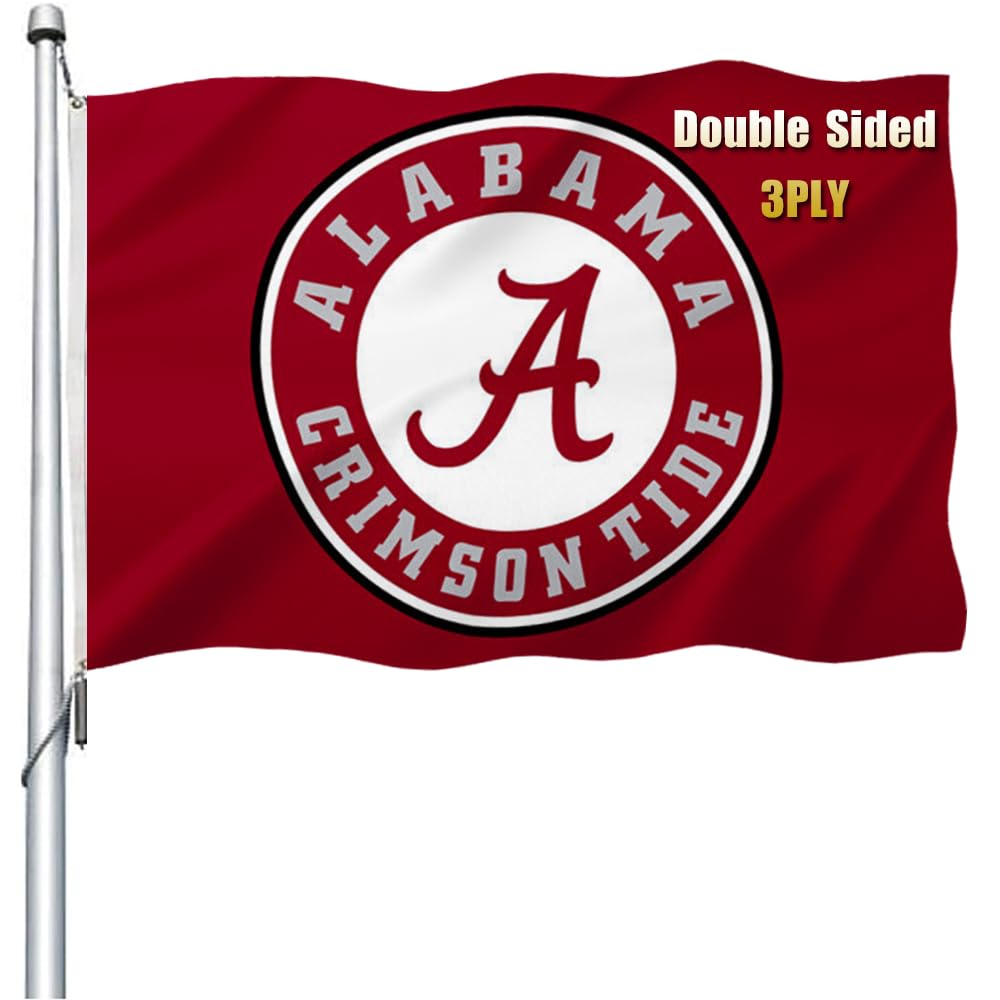 RDEDAO Alabama flag 3x5 double-sided for outdoor display.