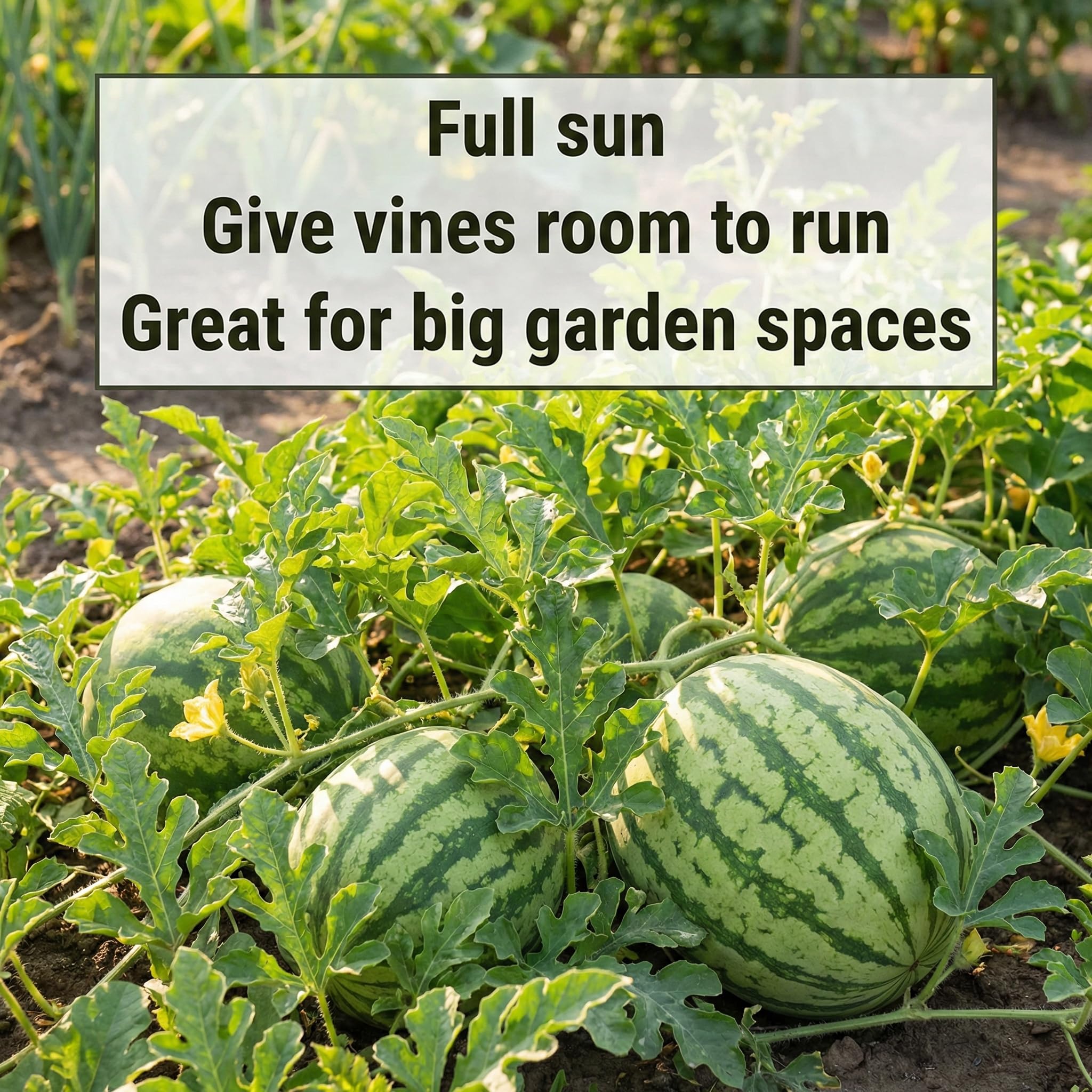 Open-pollinated Crimson Sweet seeds, reliable heirloom flavor for traditional gardens