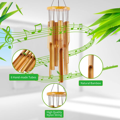 Rdutuok bamboo tubes close-up varied lengths produce a mellow deep-tone melody