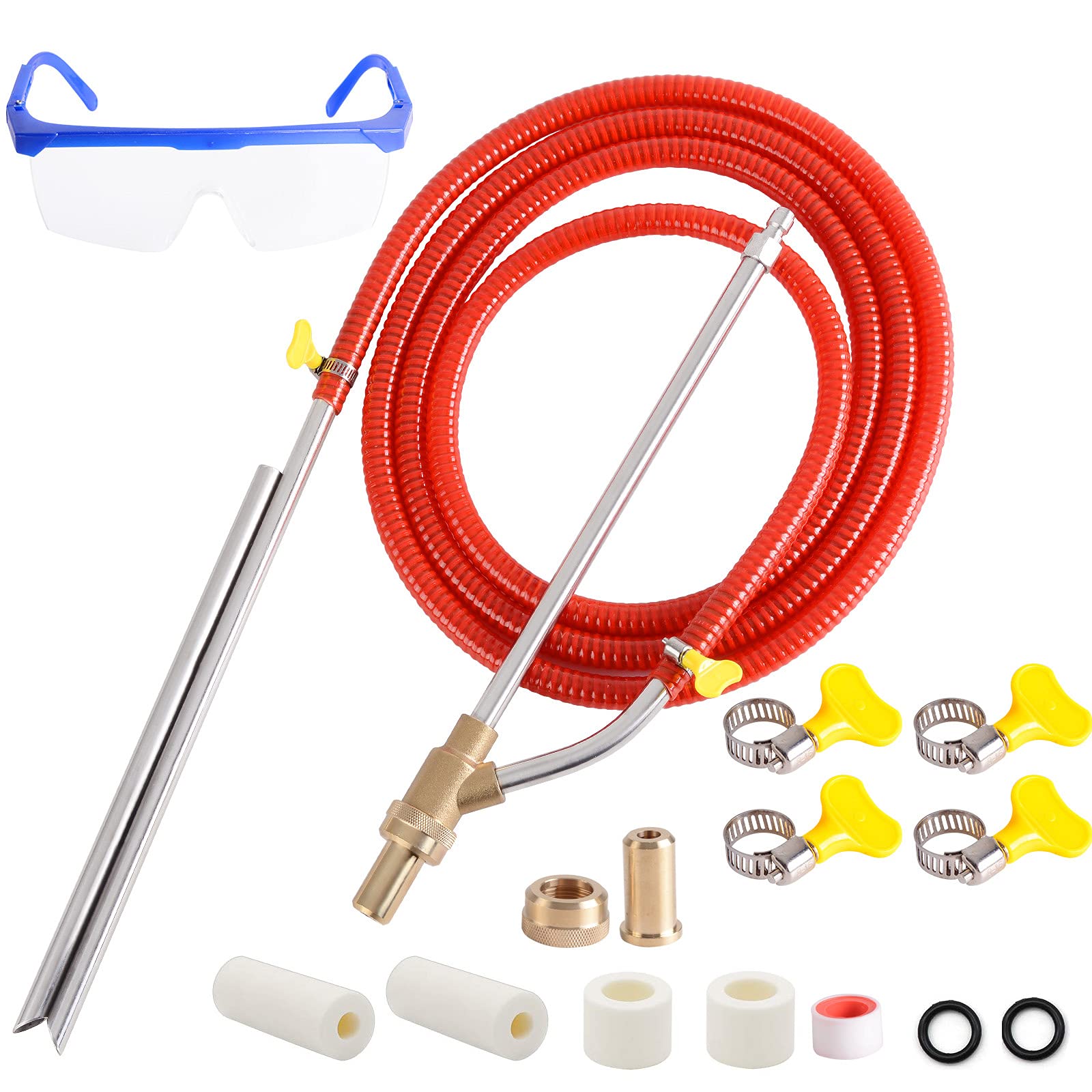 Rdutuok kit in use on metal surface for rust and paint removal