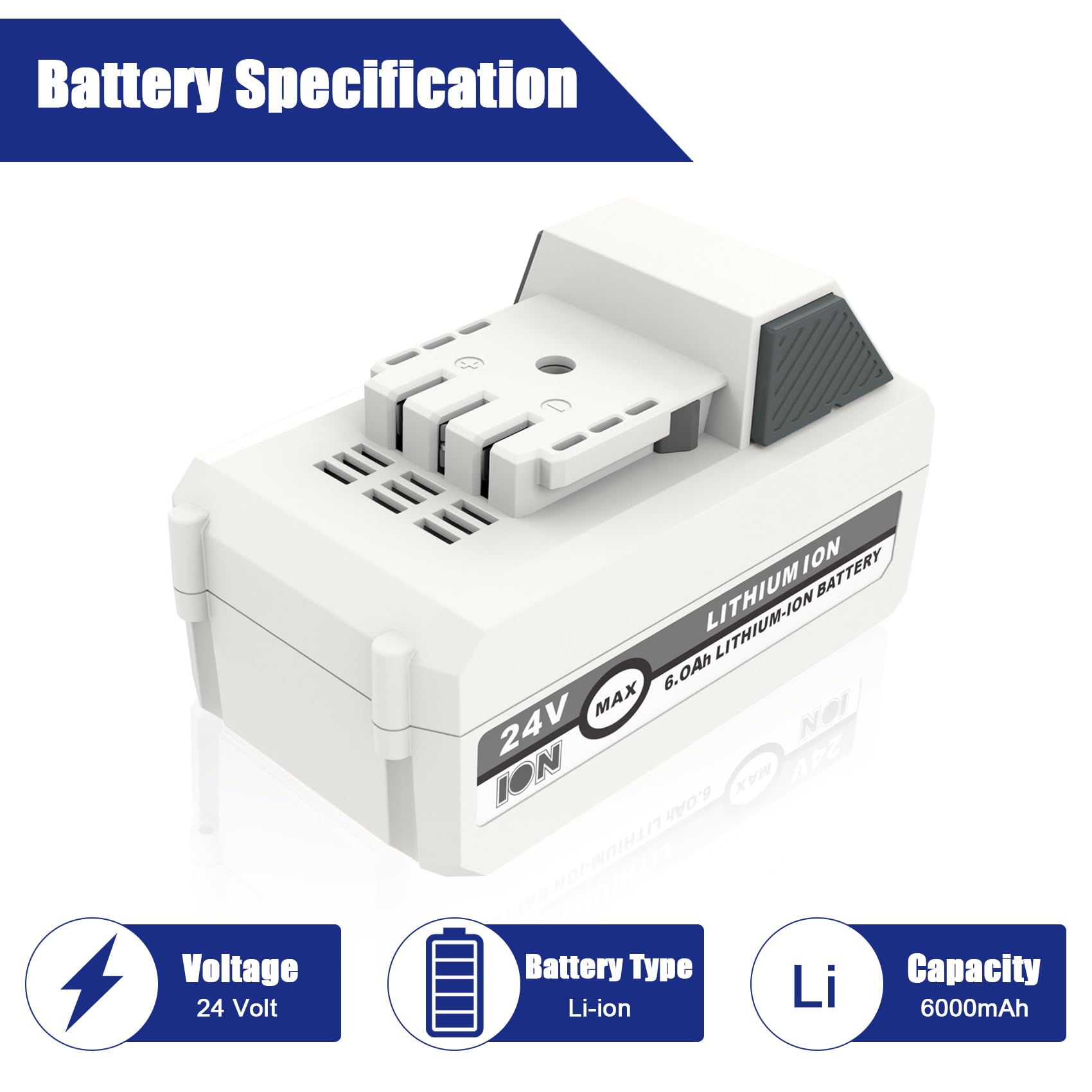 REACELL replacement battery pack ready for immediate use