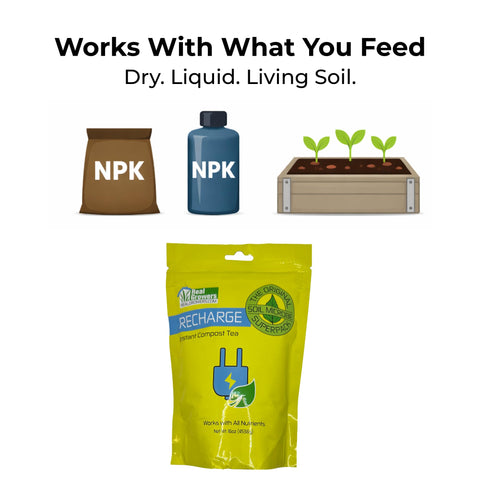 Recharge on coco coir surface ready for regular applications