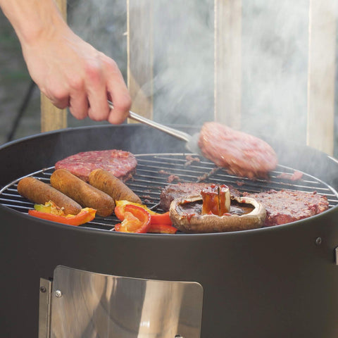 Realcook 453 square inch cooking grids for versatile meat sizing