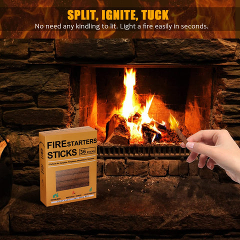 Realcook fire starter cubes ignite quickly, ideal for campfires and grills.