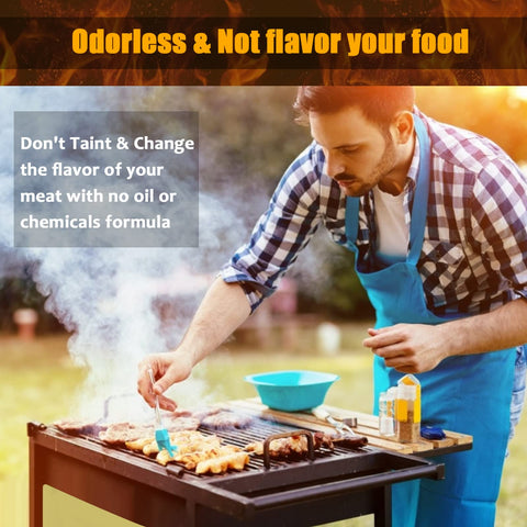 Realcook safe indoor-outdoor fire starters prevent flare-ups for versatile use.