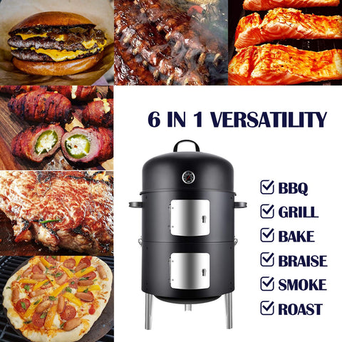 Realcook multi-function smoker supports hot and cold smoking and roasting