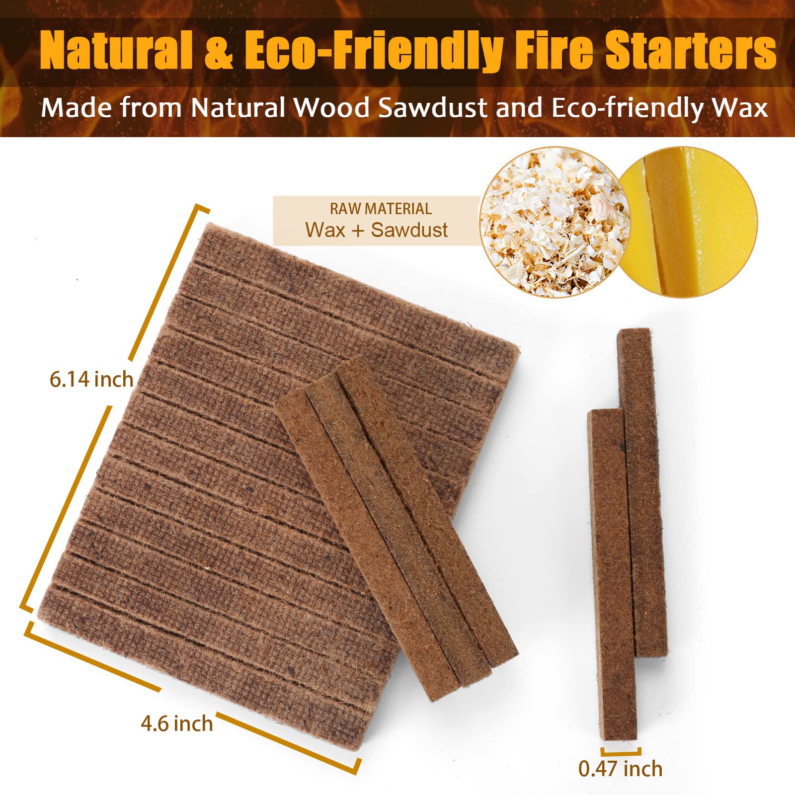 Realcook natural odorless fire starters ideal for indoor and outdoor cooking.