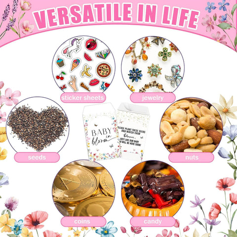 Reallnaive Baby in Bloom colorful packaging enhances party decor