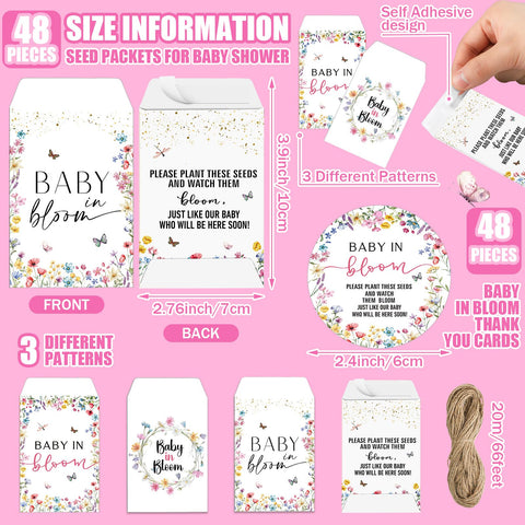 Reallnaive Baby in Bloom thank you tags add thoughtful party notes