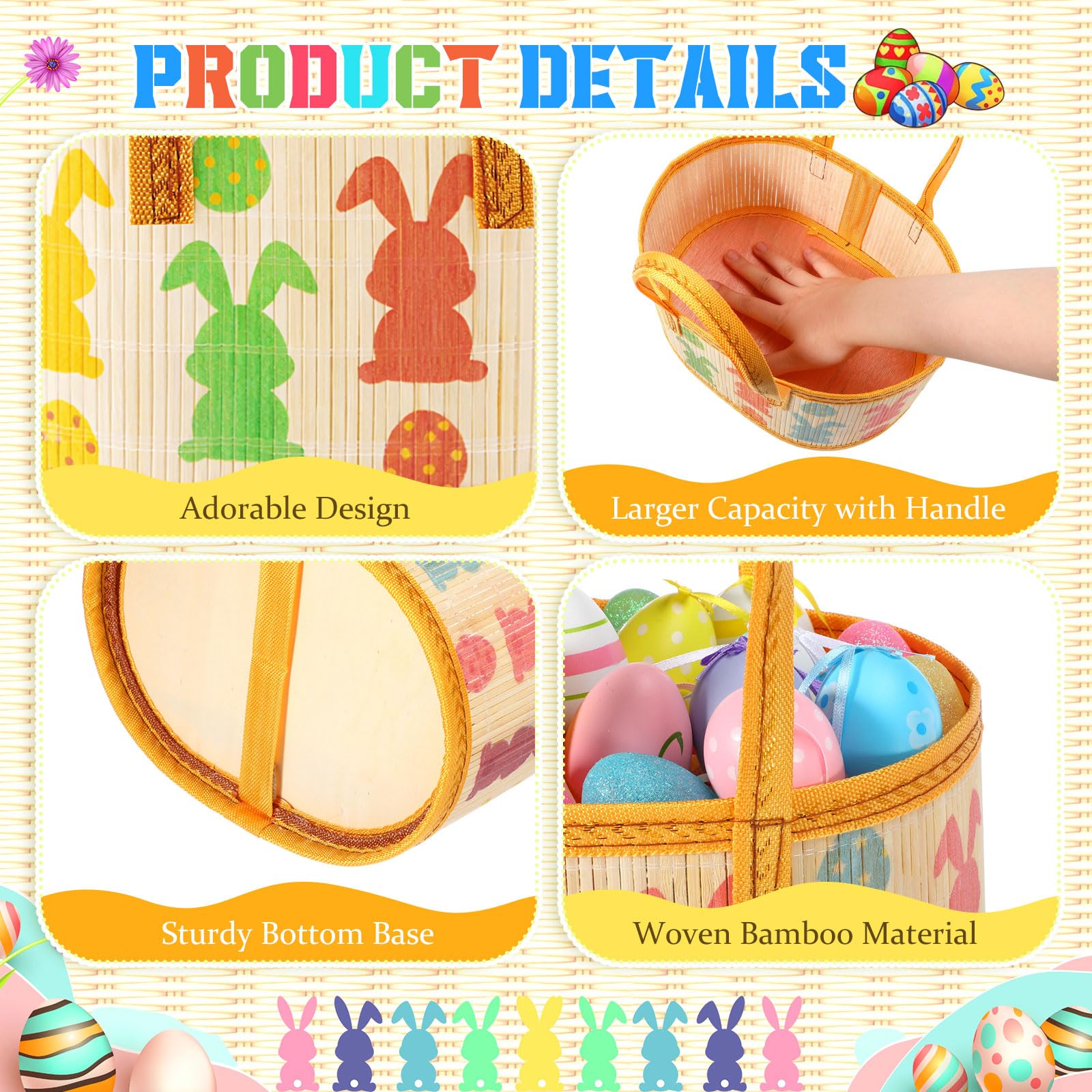 Reallnaive bunny egg gift basket perfect for Easter celebrations