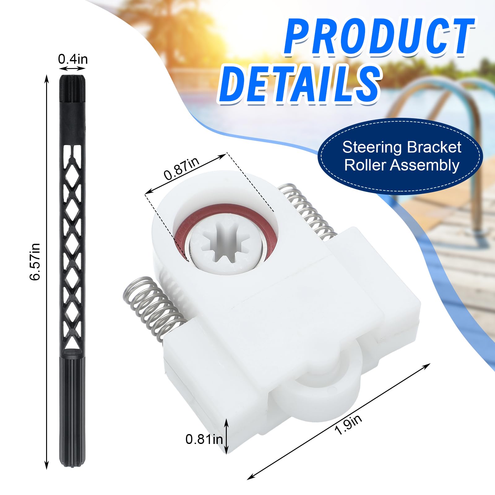 Reallnaive dual-wheel side-suction cleaner fit for broader compatibility