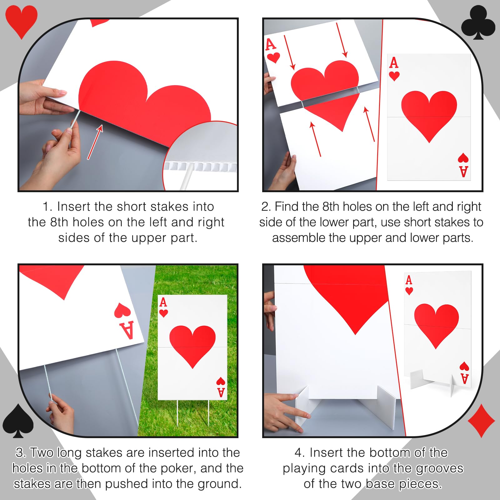 Reallnaive installation-ready poker signs simplify fast setup