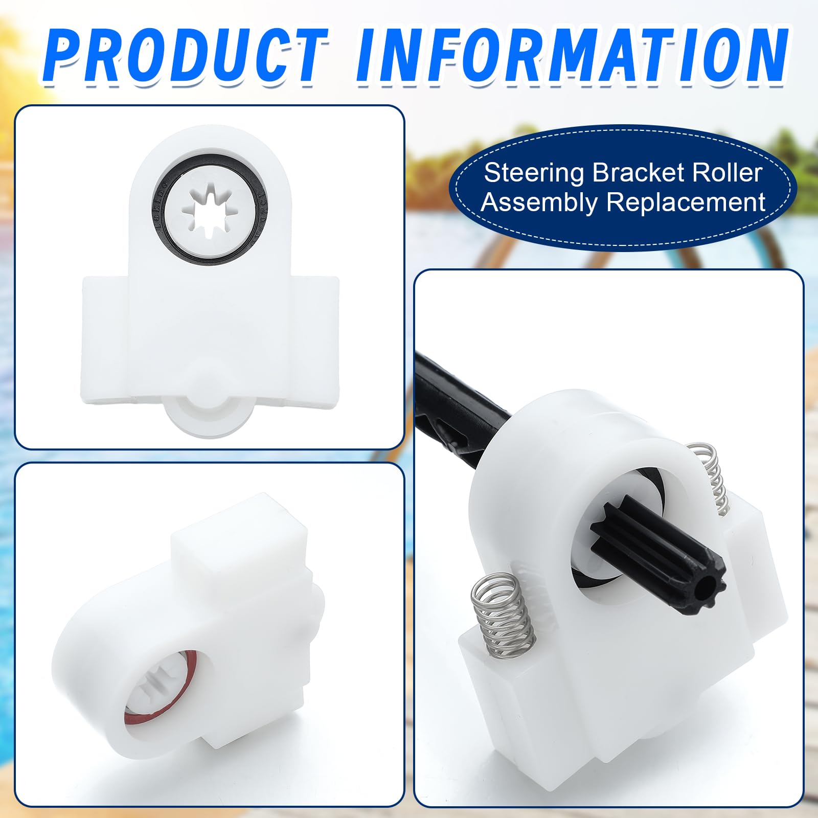 Reallnaive long plastic shaft included supports simpler installation