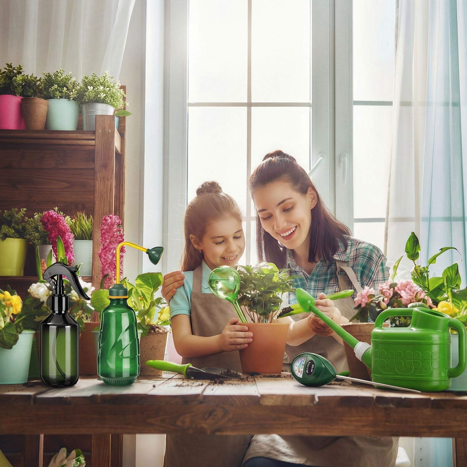Reallnaive self-watering globes provide steady root hydration