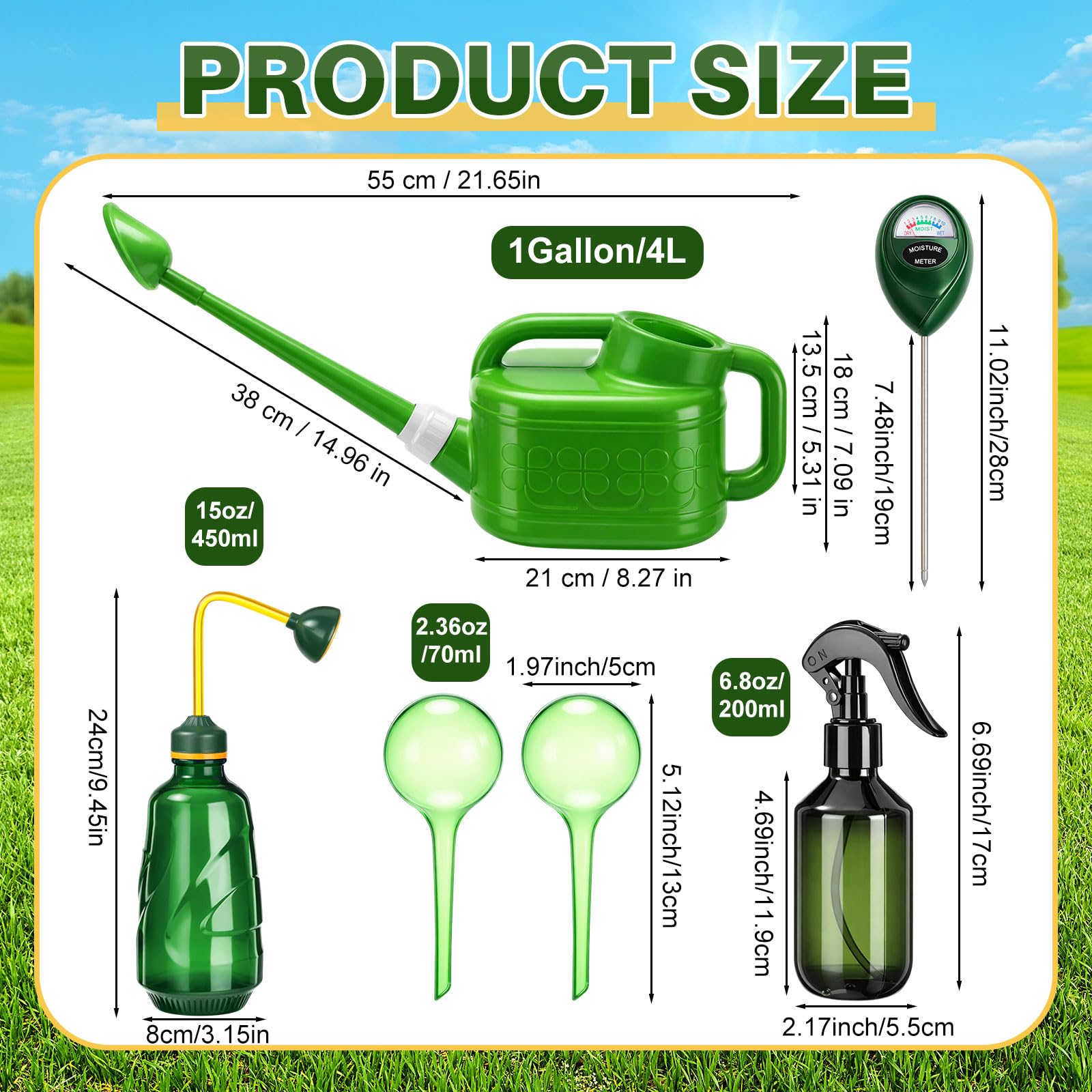 Reallnaive spray bottle 6.8 oz for gentle leaf misting