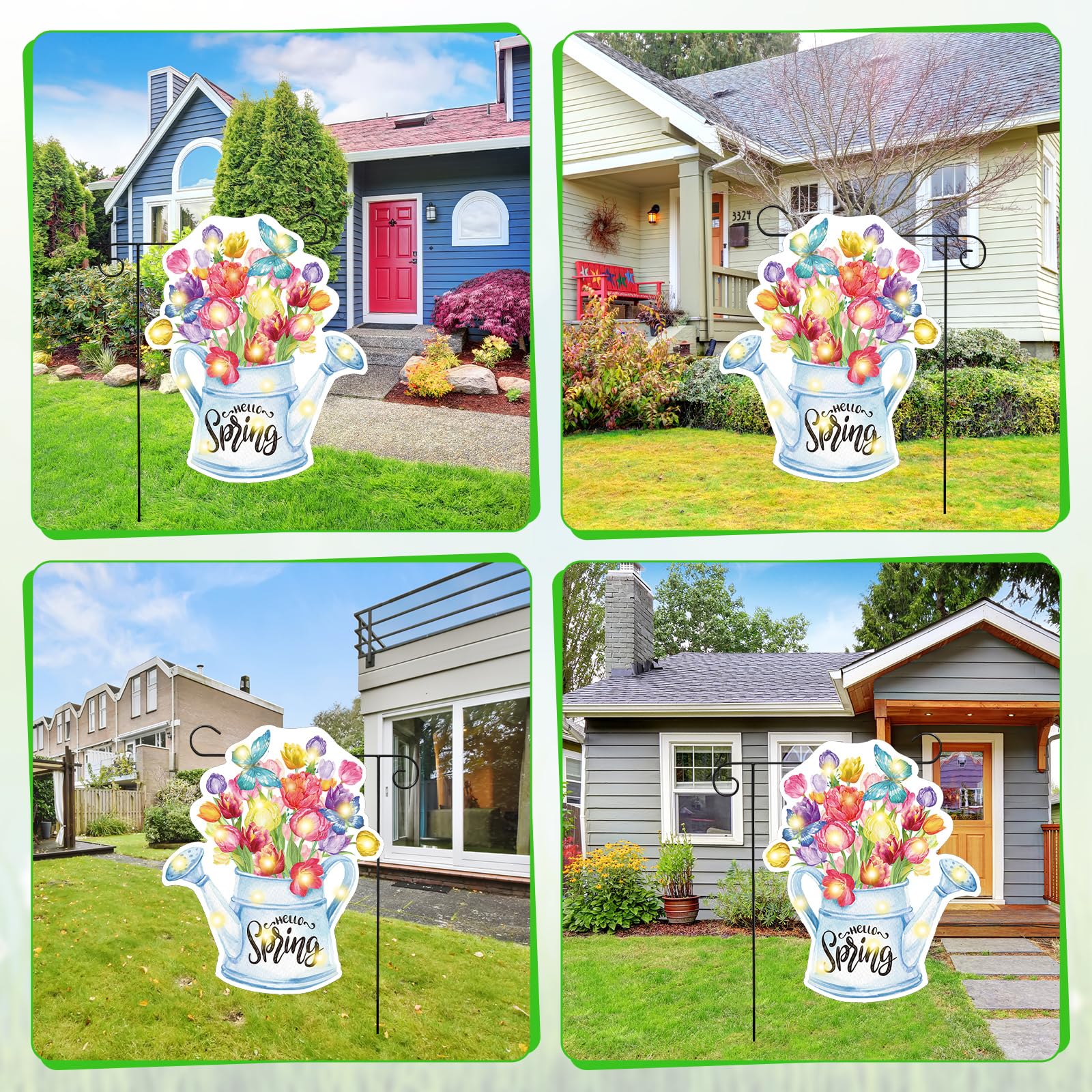 Reallnaive spring motif welcomes guests in your garden.