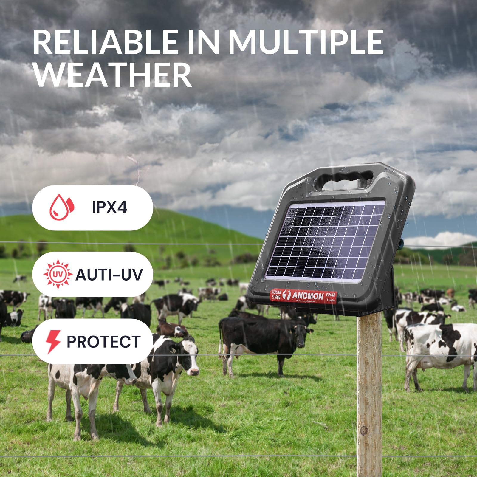 Realpoultry S1000 energizer body showing compact durable design
