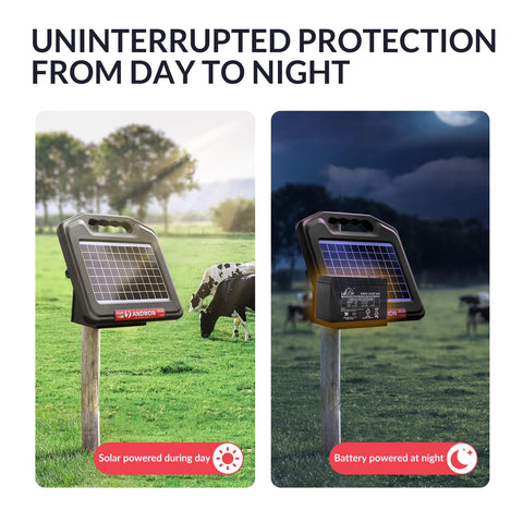Realpoultry S1000 in action powering livestock fencing