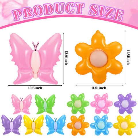 Realspring spring butterfly balloon easy hanging for quick display.