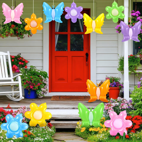 Realspring spring flower balloon suitable for outdoor celebrations and parties.