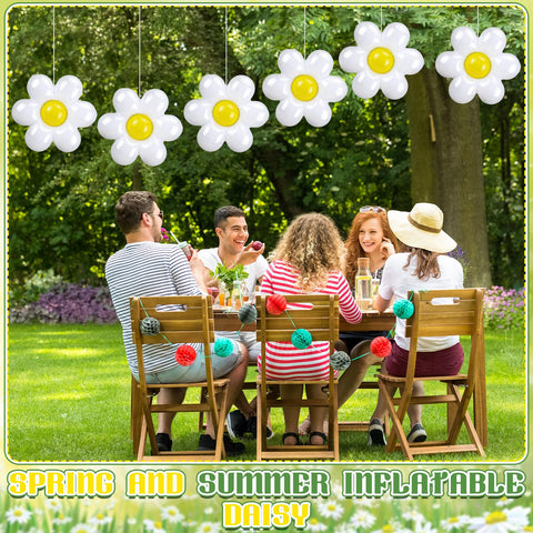 Realspring waterproof daisy inflatables perform reliably for outdoor use in any weather